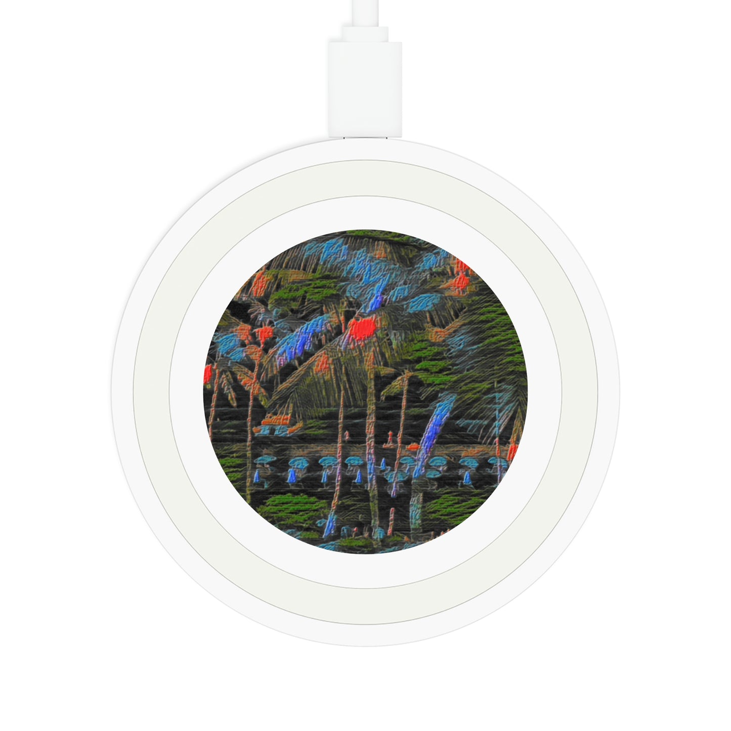 Quake Wireless Charging Pad ... "The Royal Hawai'ian: Waikiki Beach_Beach" ... Honolulu, HI ... October 2014 (Halloween) ... Original Works ...