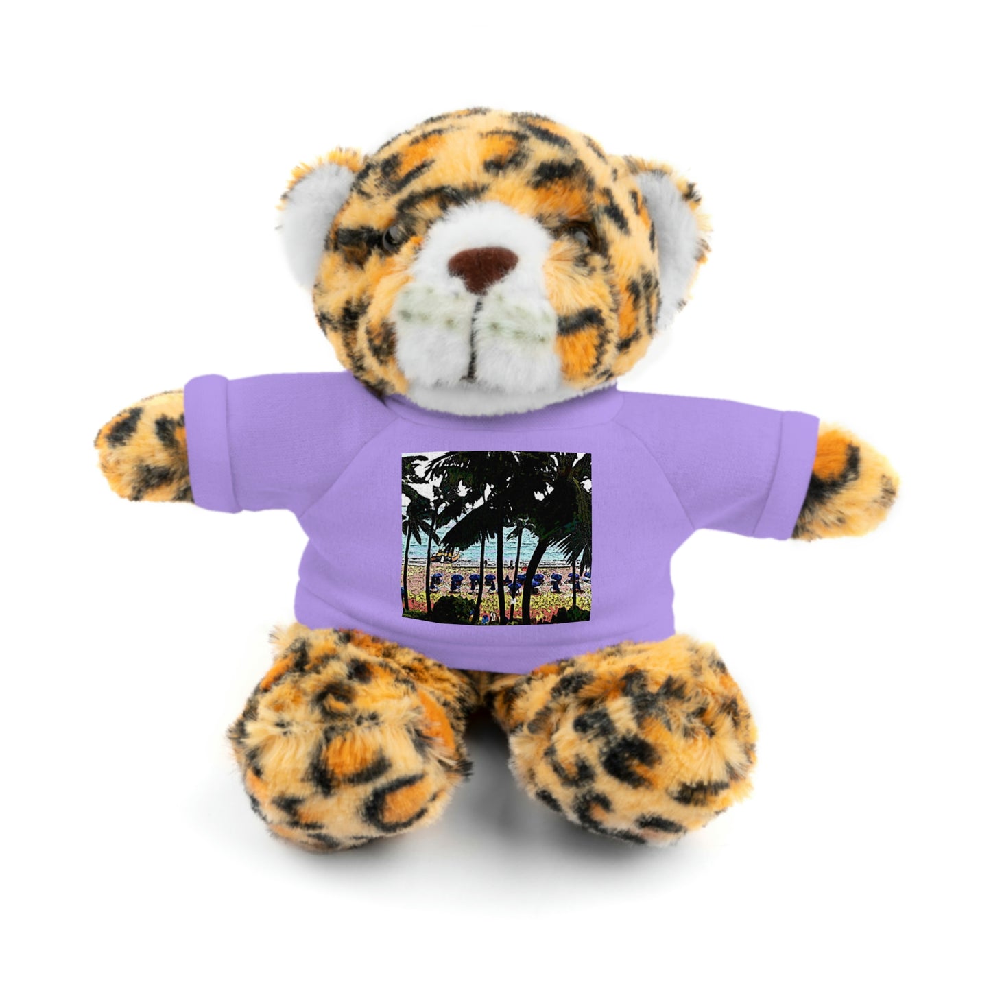 Stuffed Animals with Tee ... "A Beautiful Beach Amongst The Palms" ... The Outrigger Waikiki, Honolulu, Oahu ... Original Works ...