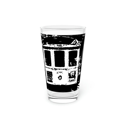 Pint Glass, 16oz ... San Francisco ... 'A Rice-A-Roni-A-San Francisco Treat' ... "A Cable Car Classic" ... Family Archives: 1973 ... Original Works ...