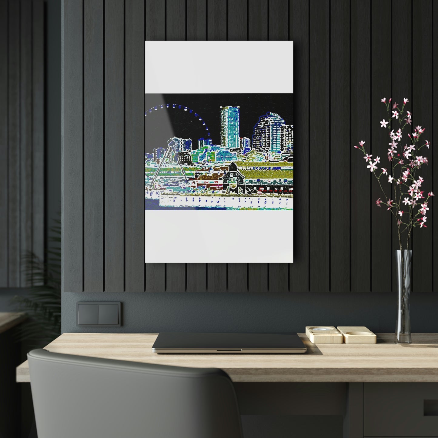 Acrylic Prints ... That Classic Wheel ... 'Seattle's Wheel' ... & An Old Classic Waterside Vendors ...  'Family Archives' ... Original Works ...