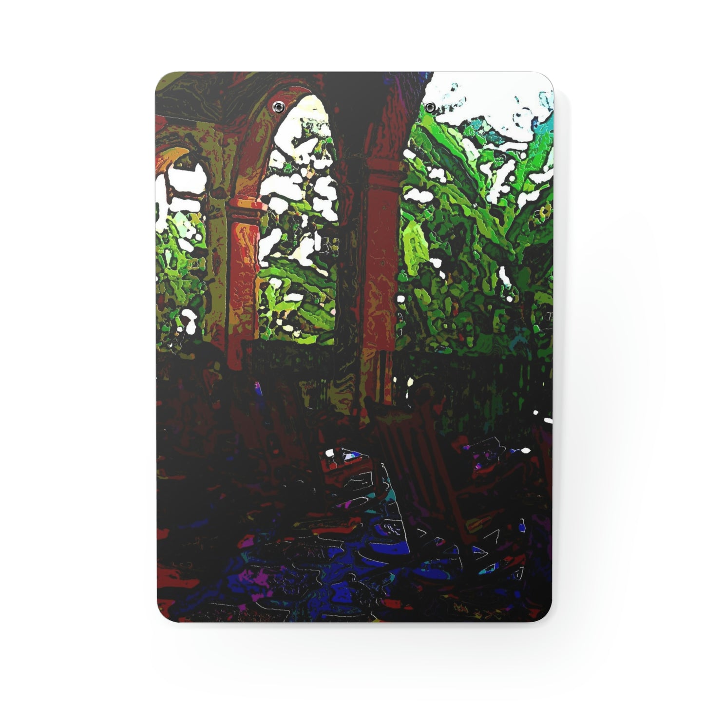 Clipboard ... Lanai & Rocking Chairs At: 'The Pink Palace' ... The Royal Hawai'ian ... Honolulu, HI ... '27Oct2014' ... Original Works ...