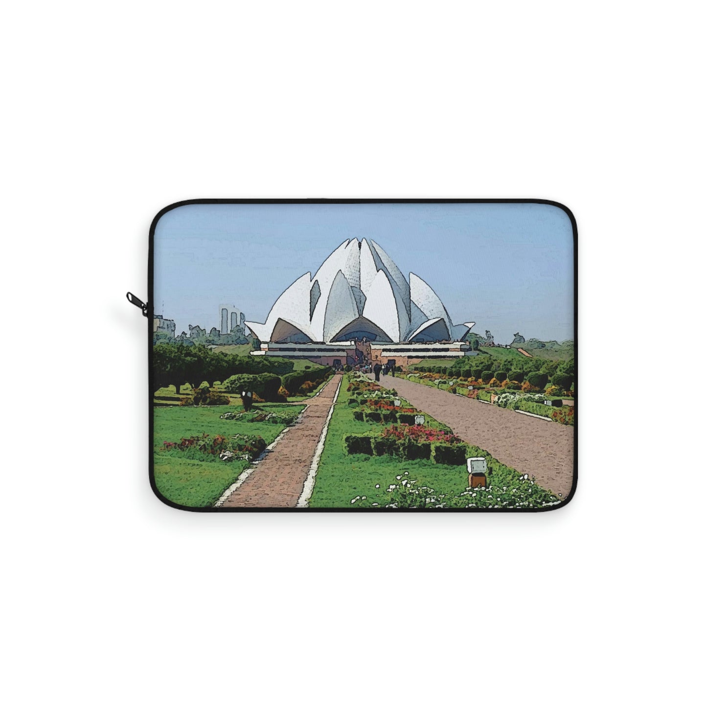 Laptop Sleeve ... 'Bahai'i House-Of-Worship' ... "Lotus Temple: Delhi, India, 2008" ... Original Works ...