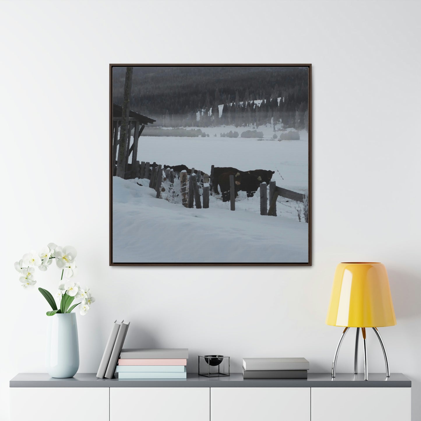 Gallery Canvas Wraps, Square Frame