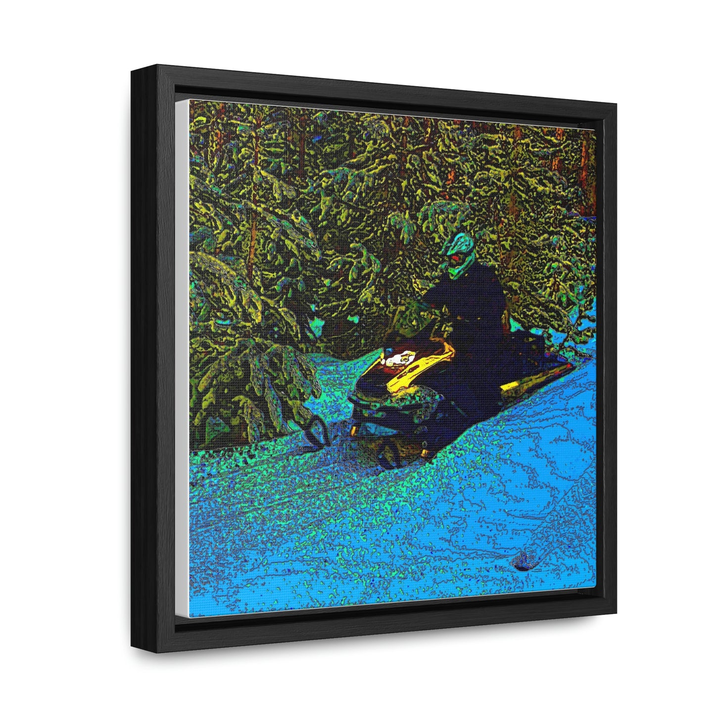 Gallery Canvas Wraps, Square Frame ... Yep ... "Another Day ... Riding Through The Wilderness ... " ... February 2023 ... Original Works ...