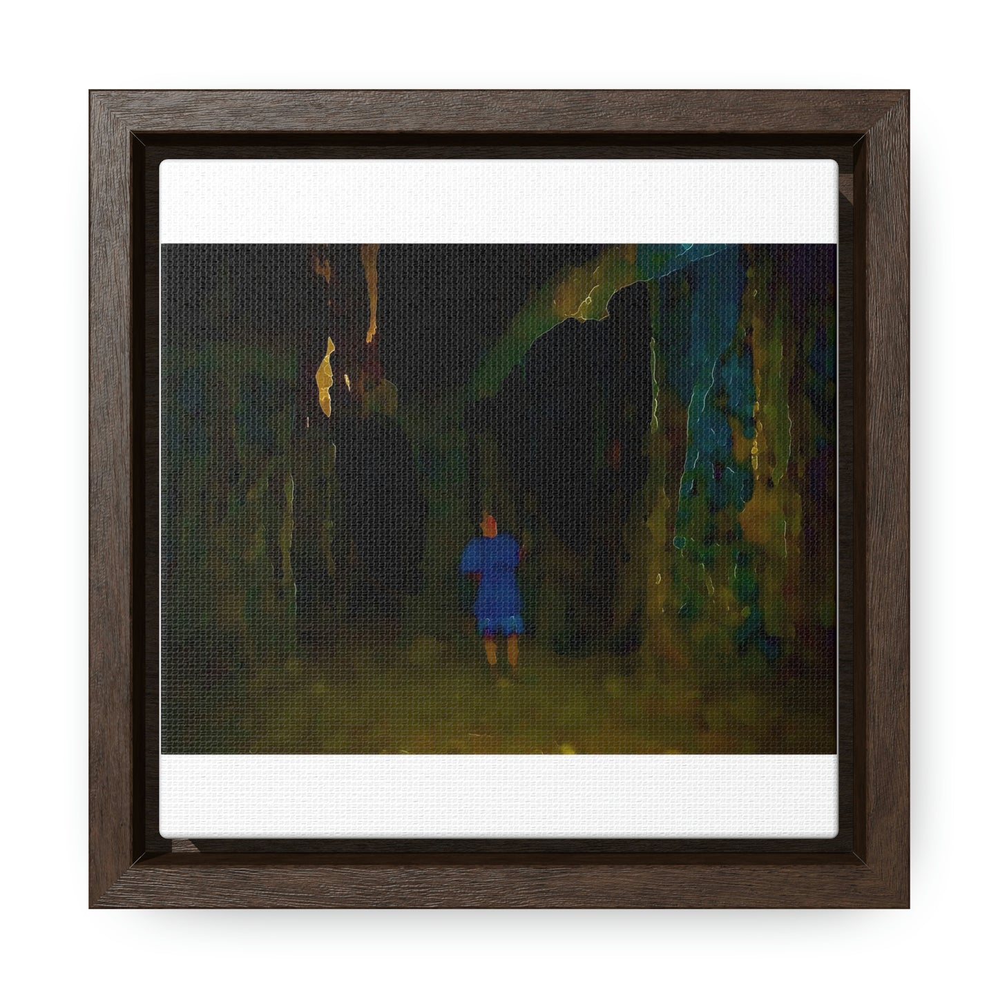 Gallery Canvas Wraps, Square Frame ... Jesuit Philosophy ... "In The Polynesian Banyans ..."