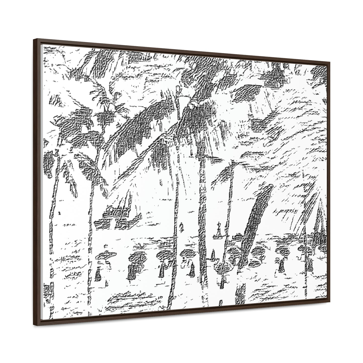 Gallery Canvas Wraps, Horizontal Frame ... "The Royal Hawai'ian: Waikiki Beach_Beach" ... Honolulu, HI ... Ocotber 2014 (Halloween) ... Original Works ...