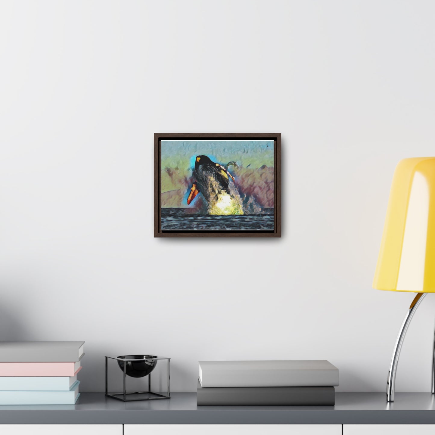 Gallery Canvas Wraps, Horizontal Frame ... An Extraordinary Humpback Breach ... 'With Explosive Energy' ... Family Archives (KPH) ... Circa: 21st Century. Maui, HI ... Original Works ...