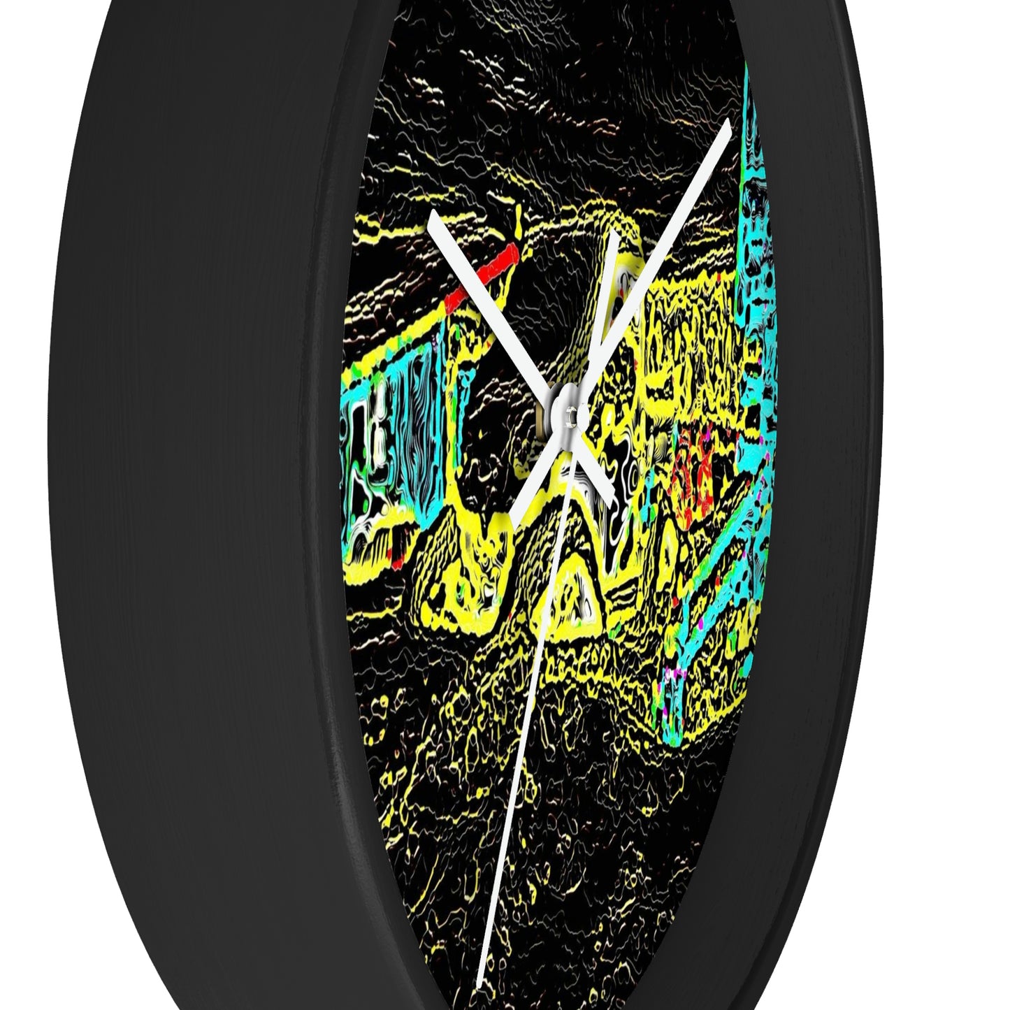 Wall Clock ... "Snow Vehicle In Snow Storm At-Rest" ... Circa 12Mar23 ... Central Idaho ... 18-Hours Rendering Time: Original Works ...