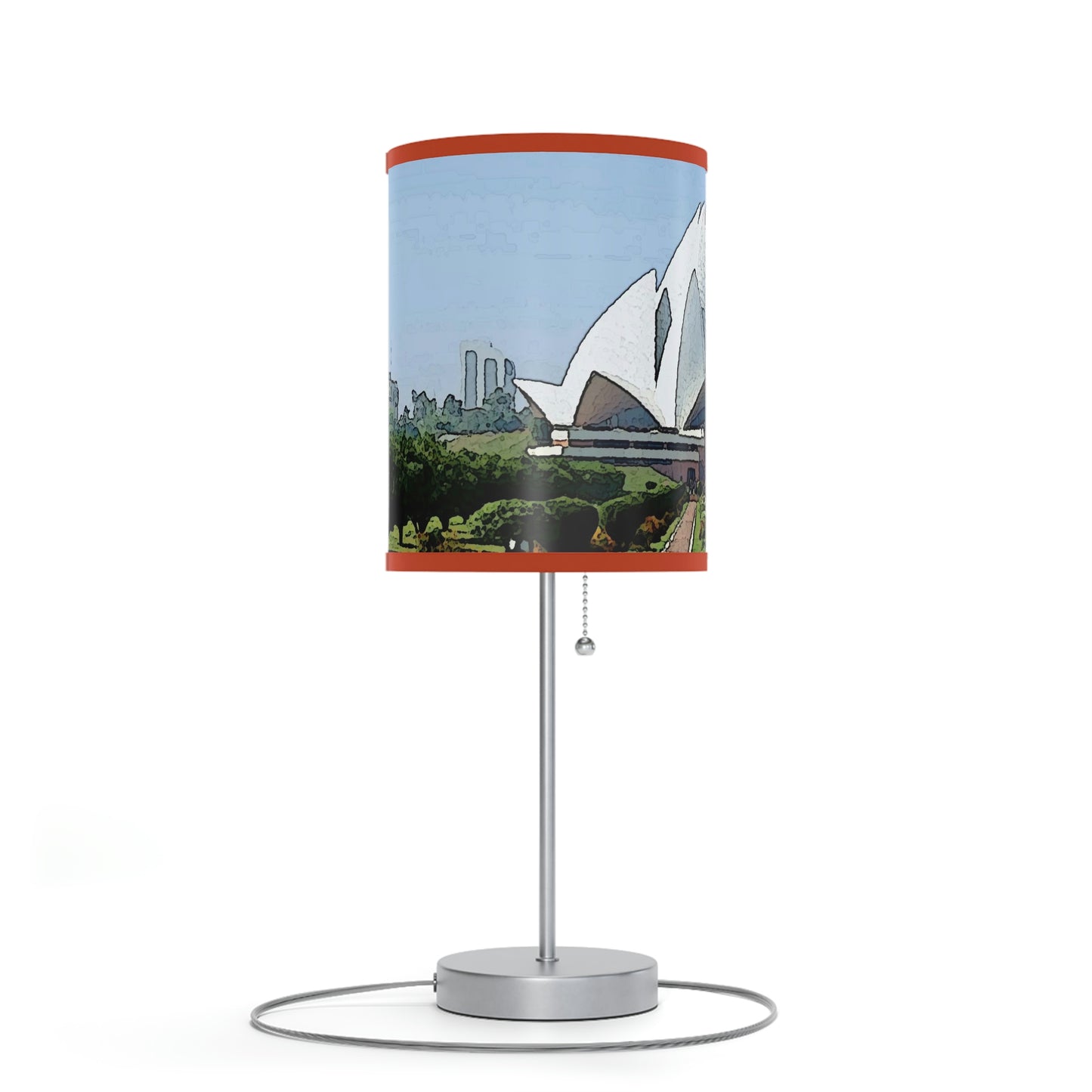 Lamp on a Stand, US|CA plug ... 'Bahai'i House-Of-Worship' ... "Lotus Temple: Delhi, India, 2008" ... Original Works ...