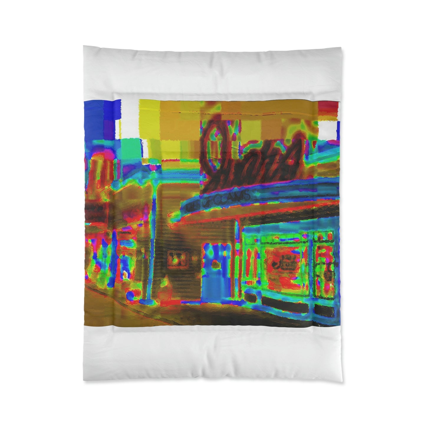 Comforter ...  In-A-Hurry & Stressed? ... Remember: Keep "Clam" ... Clam_Happy ...  'Ivars: Seattle Waterfront' ... Personal Archives ... Original Works ...