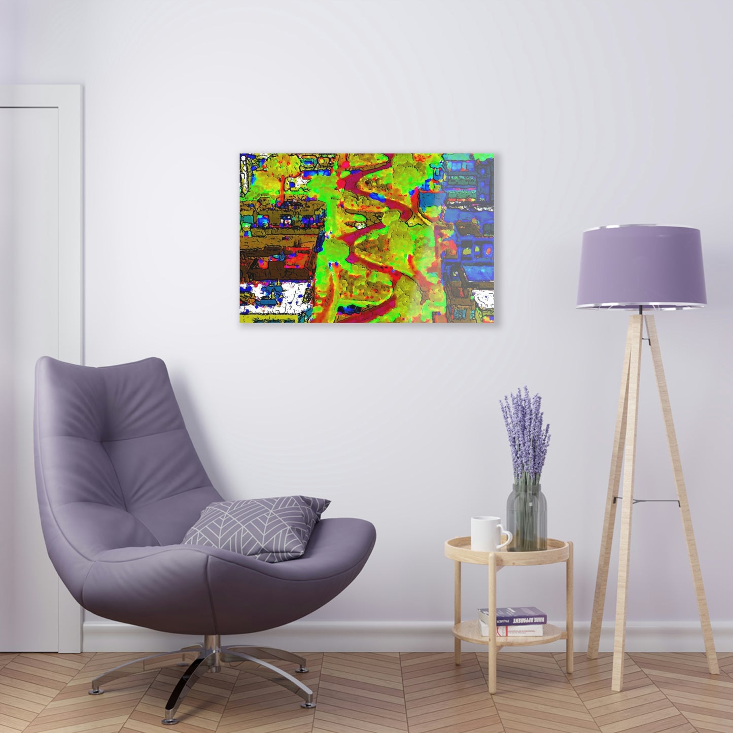 Acrylic Prints ... A Crazy Street ... 'Eight Winding Curve-Switchbacks' ... "Lombard Street, San Francisco, CA' ... Family Archives: 1970's ... Original Works ...