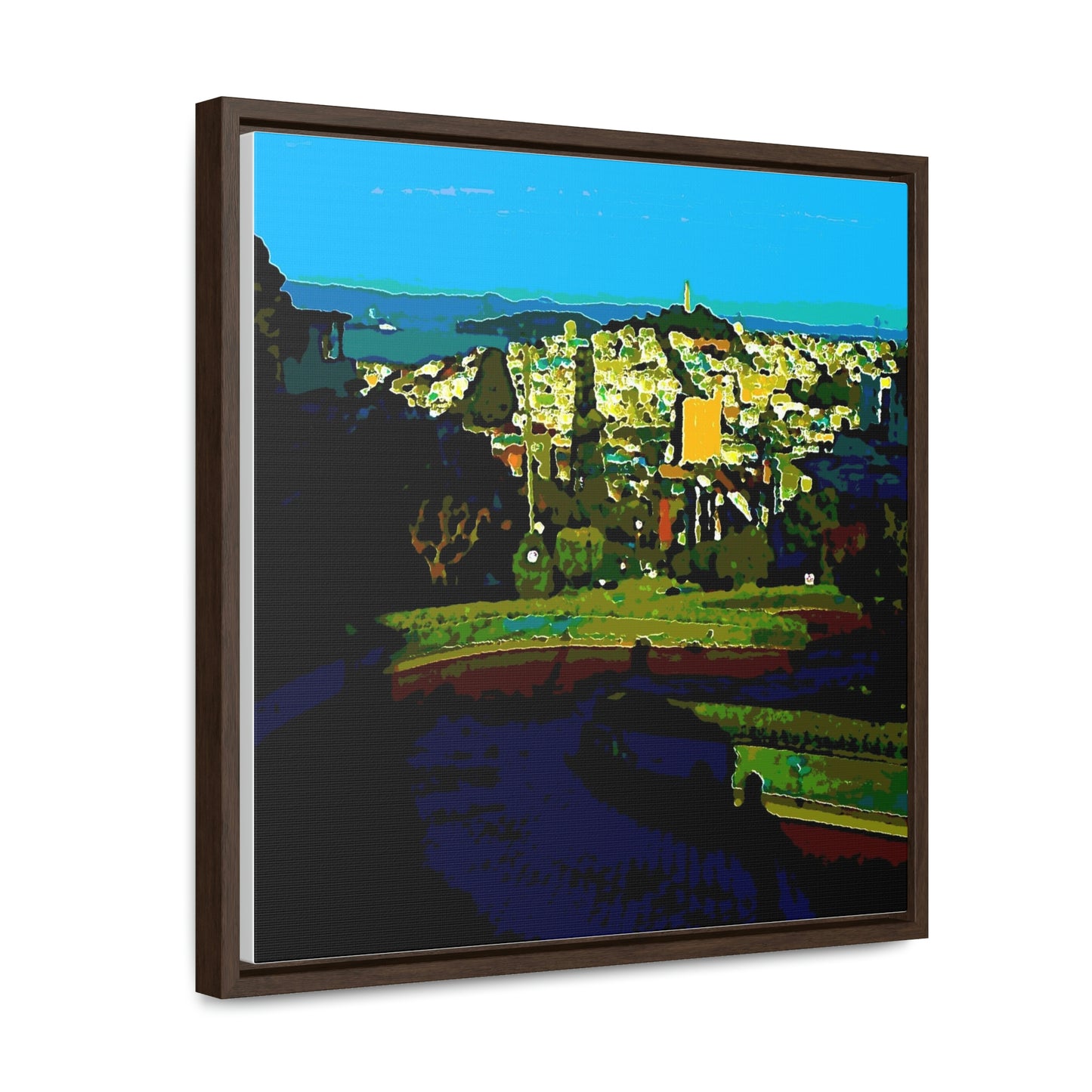 Gallery Canvas Wraps, Square Frame ...  "Lombard Street San Francisco, CA, USA" ... Family Archives 1970's ... Original Works ...