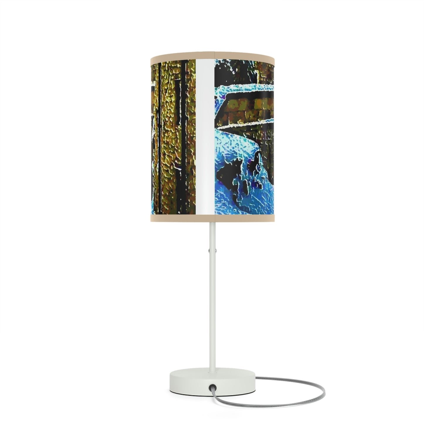 Lamp on a Stand, US|CA plug ... Walikng The Streets & Alleys ... 'Strolling The Canals ... '  ... Original Works  ...