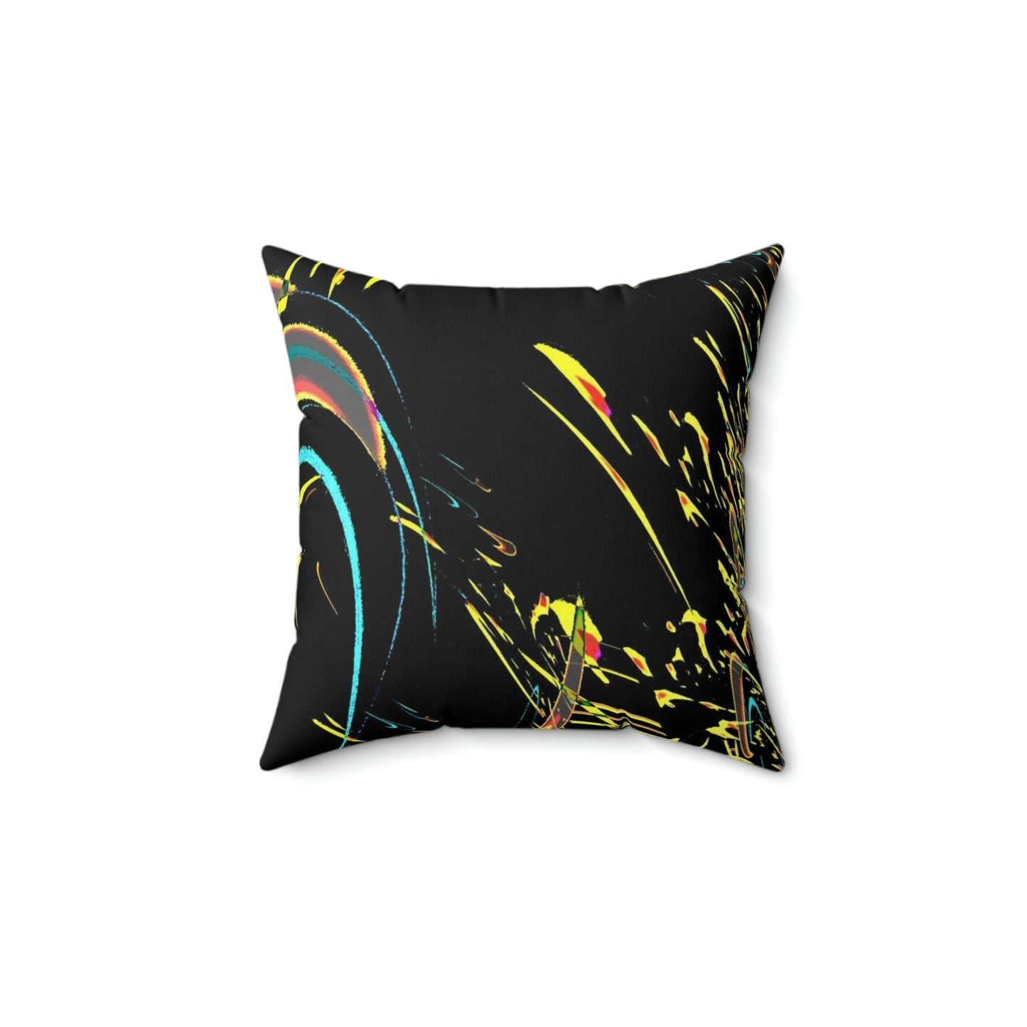 Spun Polyester Square Pillow ... "Waning Moon" ... Central Idaho ... October 2022 ... Rendering Time: 22 Hours ... Original Works ...