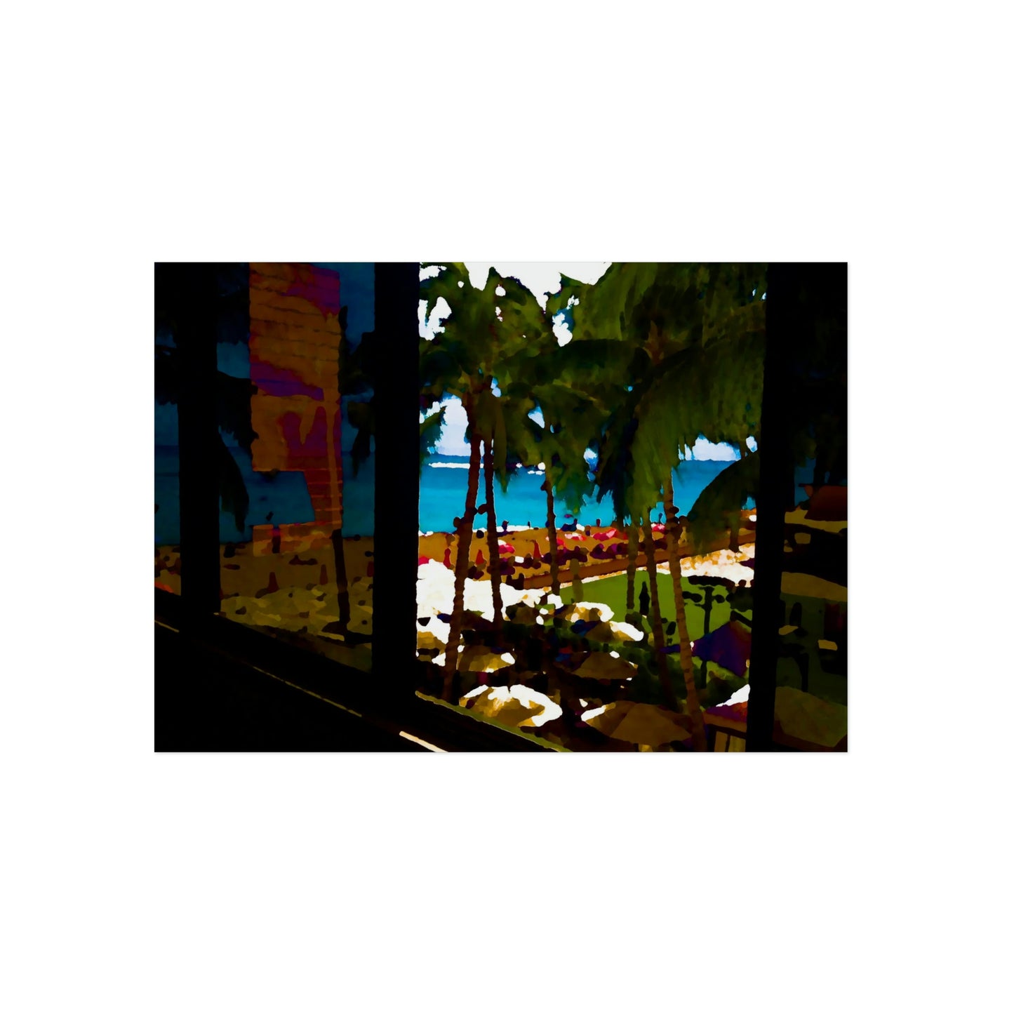 Aluminum Composite Panels ... "A Room With A 'Kingly View' ..." ... The Royal Hawai'ian - The Kings Palace ... Waikiki, HI ... October 2014 ... Original Works ...