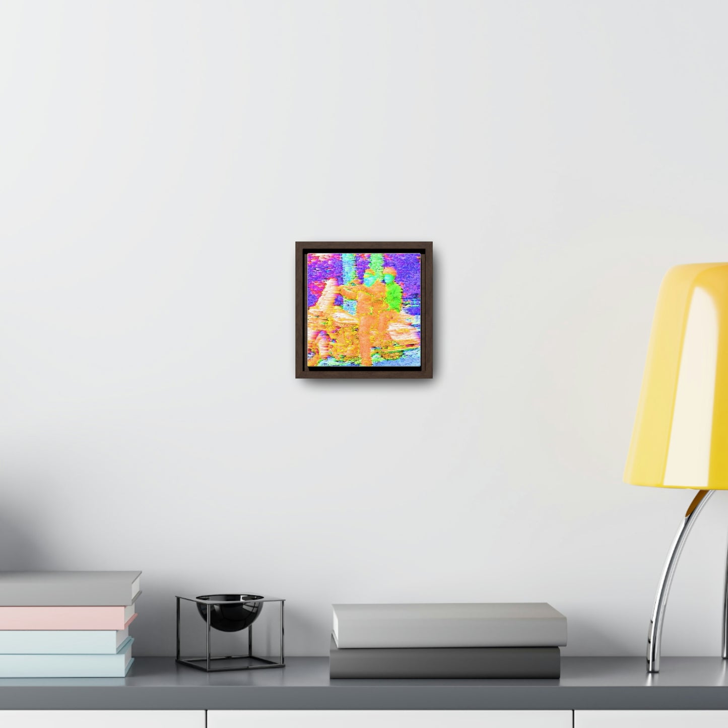 Gallery Canvas Wraps, Square Frame ...  "And 'I' Left His Dead A_s There By The Side-of-The-Road" ... Original Works ... (Grateful Dead: Me-And-My-Uncle)