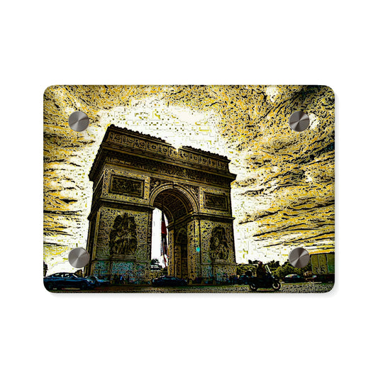 Acrylic Wall Art Panels ...  L'Arc de Triomphe ... 'Barbara Joan Bonnell-Holt Photo' ... Circa 1972 ... Oringinal Works ...