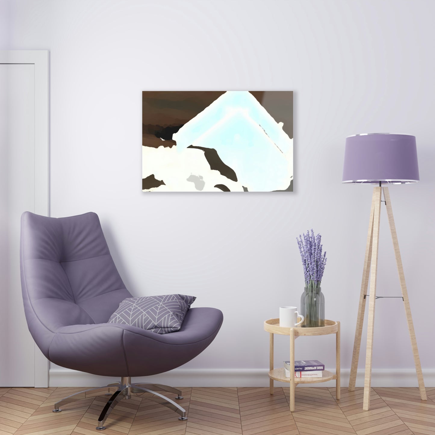 Acrylic Prints ...  After An Intense Snow Storm ... 'Digging Out' ... A Vehicle & Cabin "In The Mountains" ... March 2023 ... Original Works ...