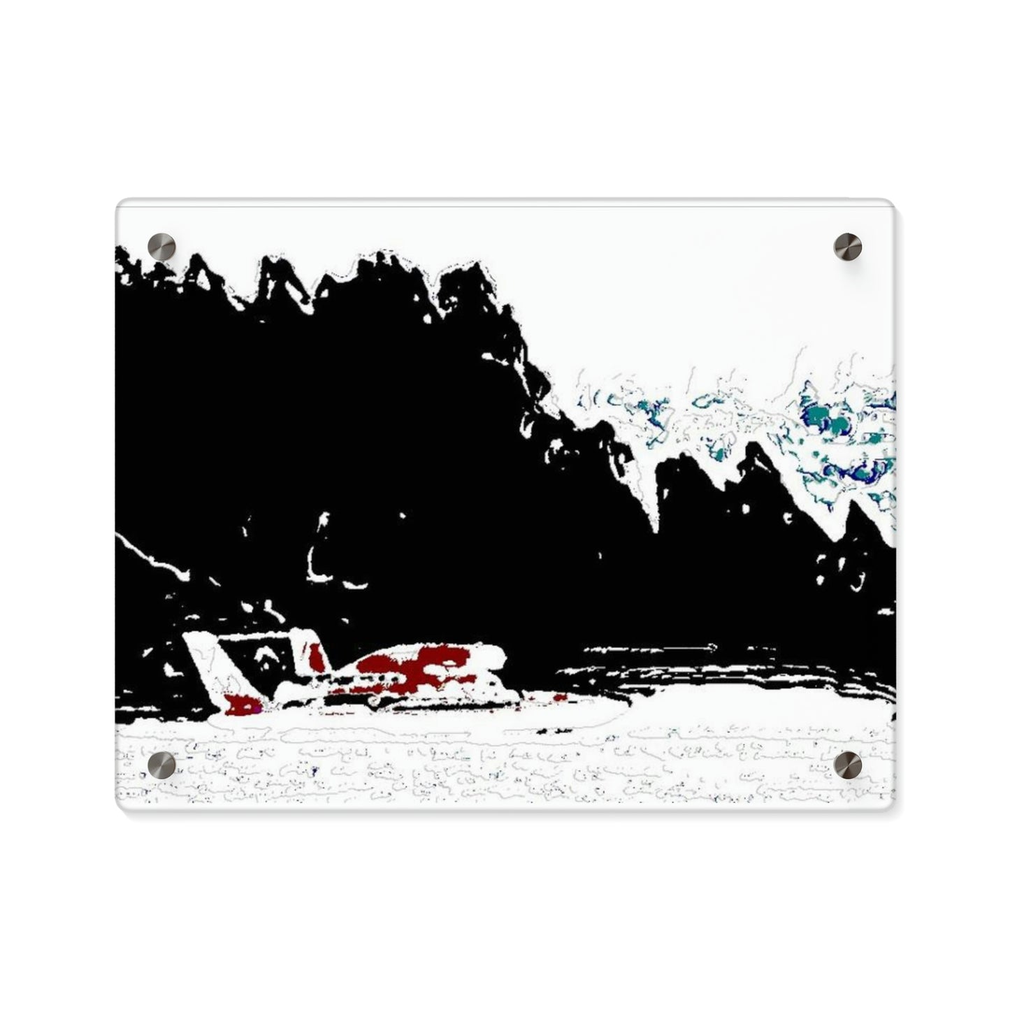 Acrylic Wall Art Panels ... Seattle Columbia Cup On Lake Washington ... "Dave Wilcox Heads For The Win" ... Associate Gift-Photo ... Original Works ...