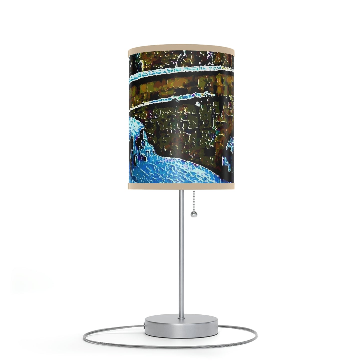 Lamp on a Stand, US|CA plug ... Walikng The Streets & Alleys ... 'Strolling The Canals ... '  ... Original Works  ...