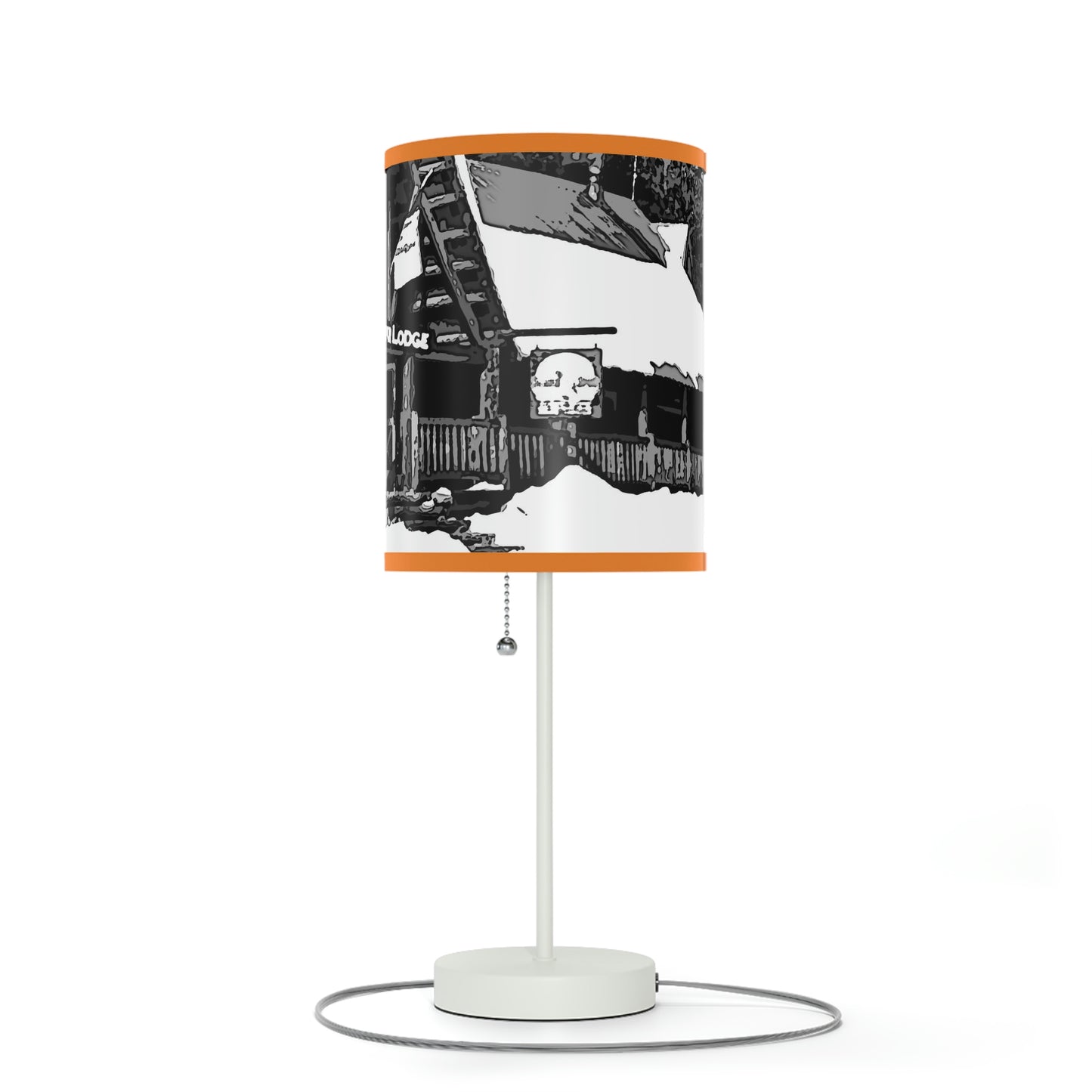 Lamp on a Stand, US|CA plug ... A Beautiful Lodge & Back-Country Outfitter In A Mountain Town ... 'Dixie, Idaho, November 2022' ... Original Works ...