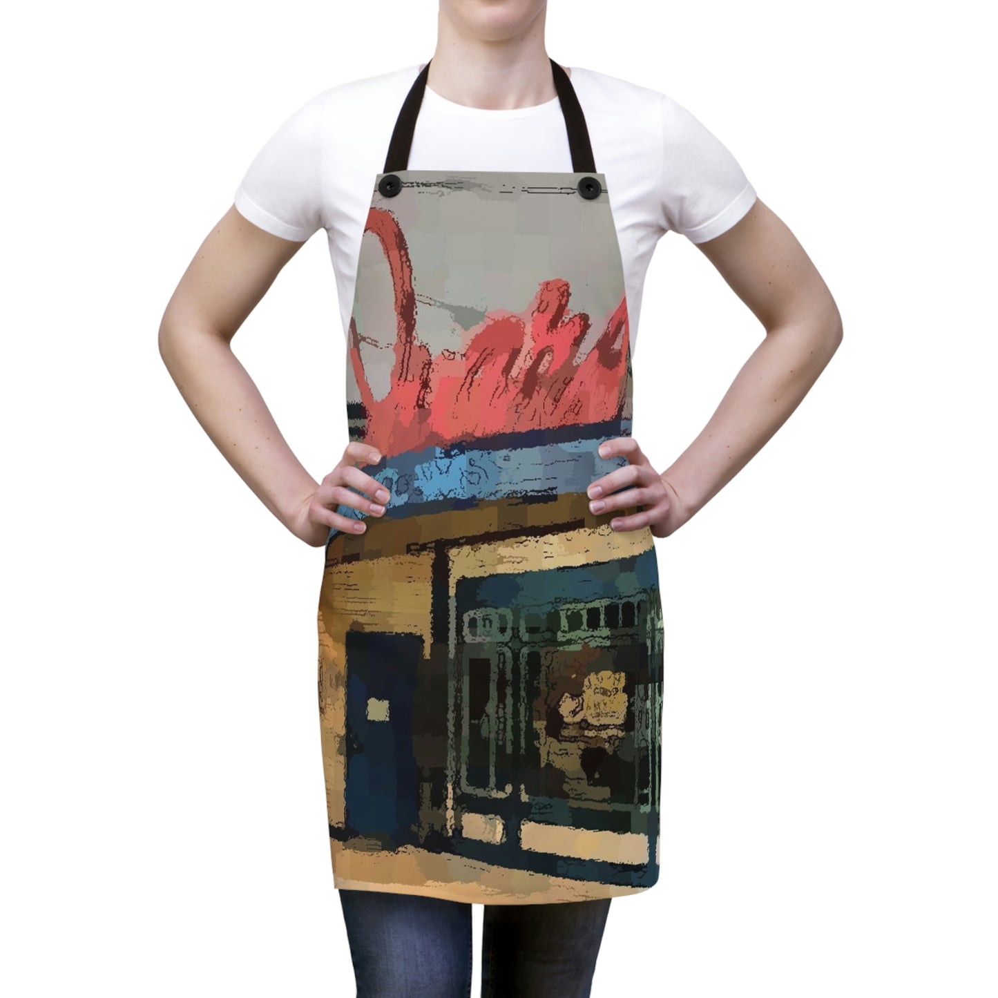 Apron ... In-A-Hurry & Stressed? ... Remember: Keep "Clam" ... Clam_Happy ...  'Ivars: Seattle Waterfront' ... Personal Archives ... Original Works ...