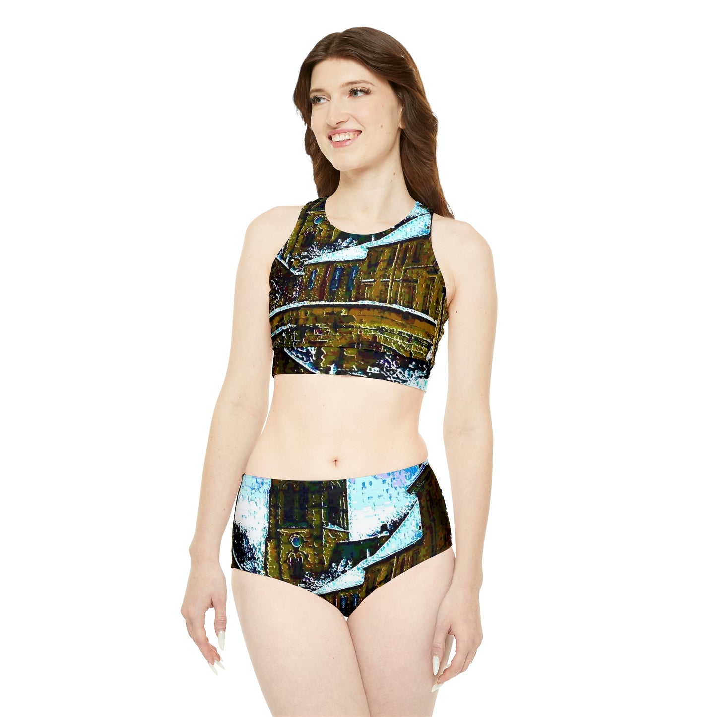 Sporty Bikini Set ... Walikng The Streets & Alleys ... 'Strolling The Canals ... '  ... Original Works  ...