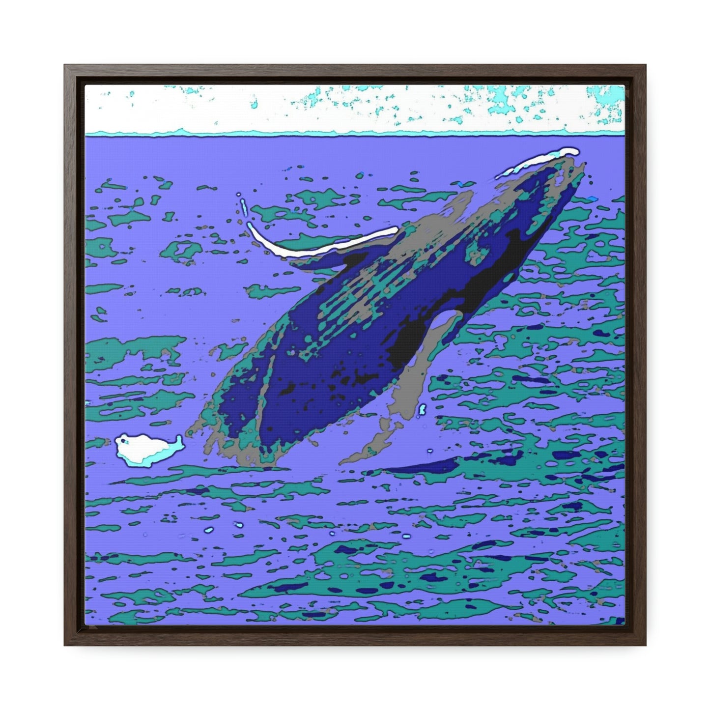 Gallery Canvas Wraps, Square Frame ... Baby Humpback Breaching ... Maui, HI: April 2022 ... "Family Archives: KPH" ... Original Works ...