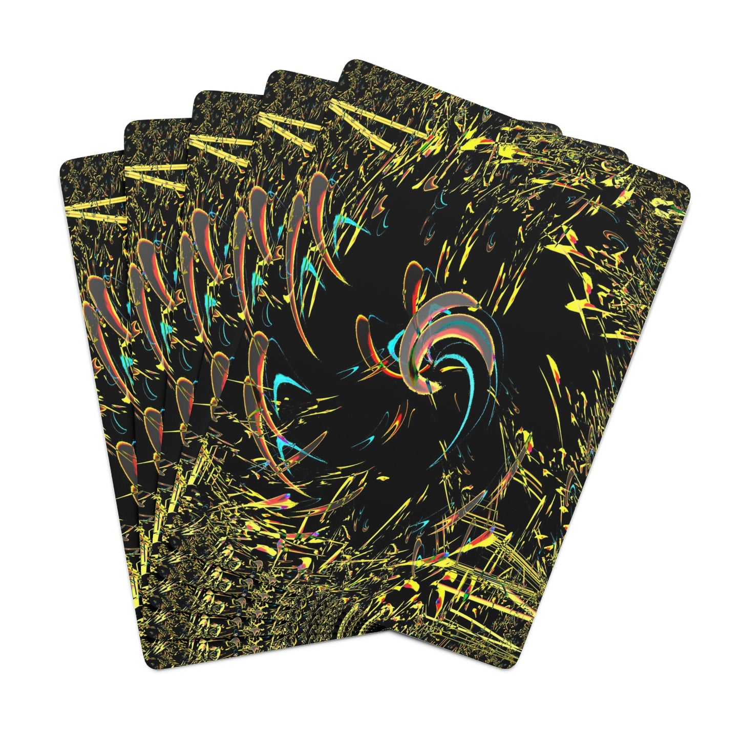 Custom Poker Cards ... "Waning Moon" ... Central Idaho ... October 2022 ... Rendering Time: 22 Hours ... Original Works ...