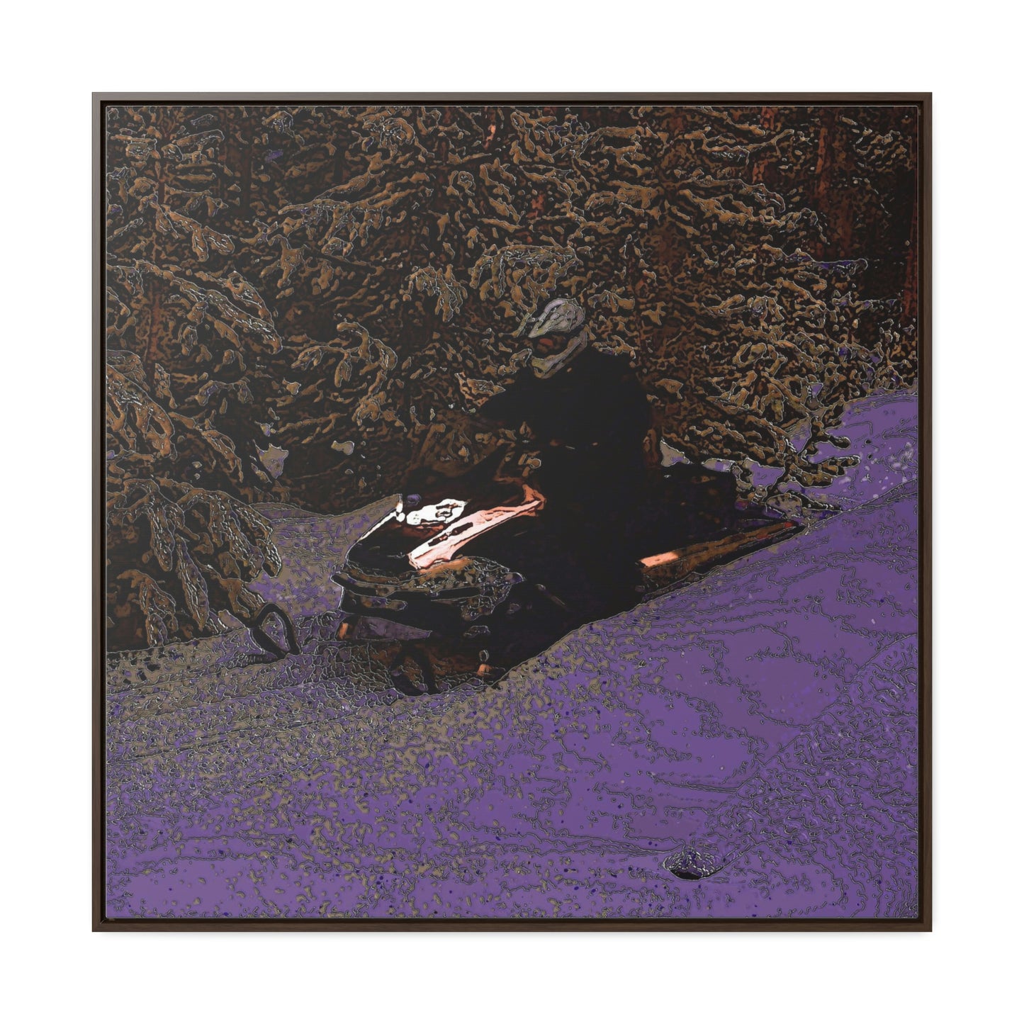 Gallery Canvas Wraps, Square Frame ... Yep ... "Another Day ... Riding Through The Wilderness ... " ... February 2023 ... Original Works ...