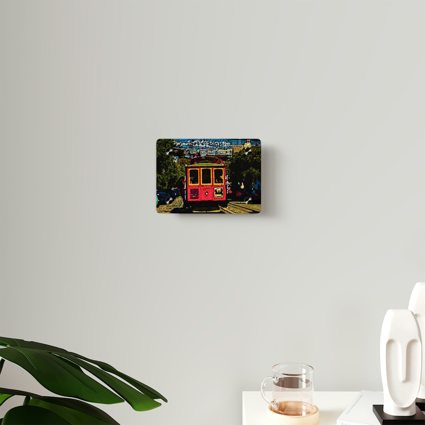 Acrylic Wall Art Panels ... San Francisco ... 'A Rice-A-Roni-A-San Francisco Treat' ... "A Cable Car Classic" ... Family Archives: 1973 ... Original Works ...