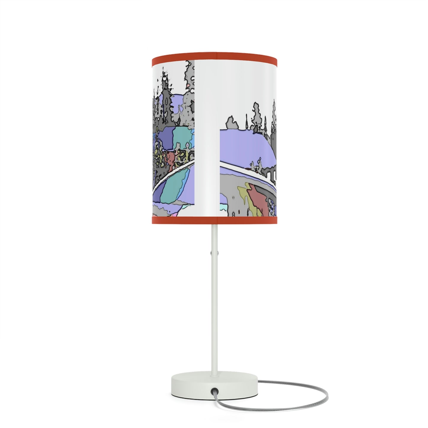 Lamp on a Stand, US|CA plug "A Very Remote Mountain Neighborhood" ... Only Cabins In This Environment ... Cenrtal Idaho ...