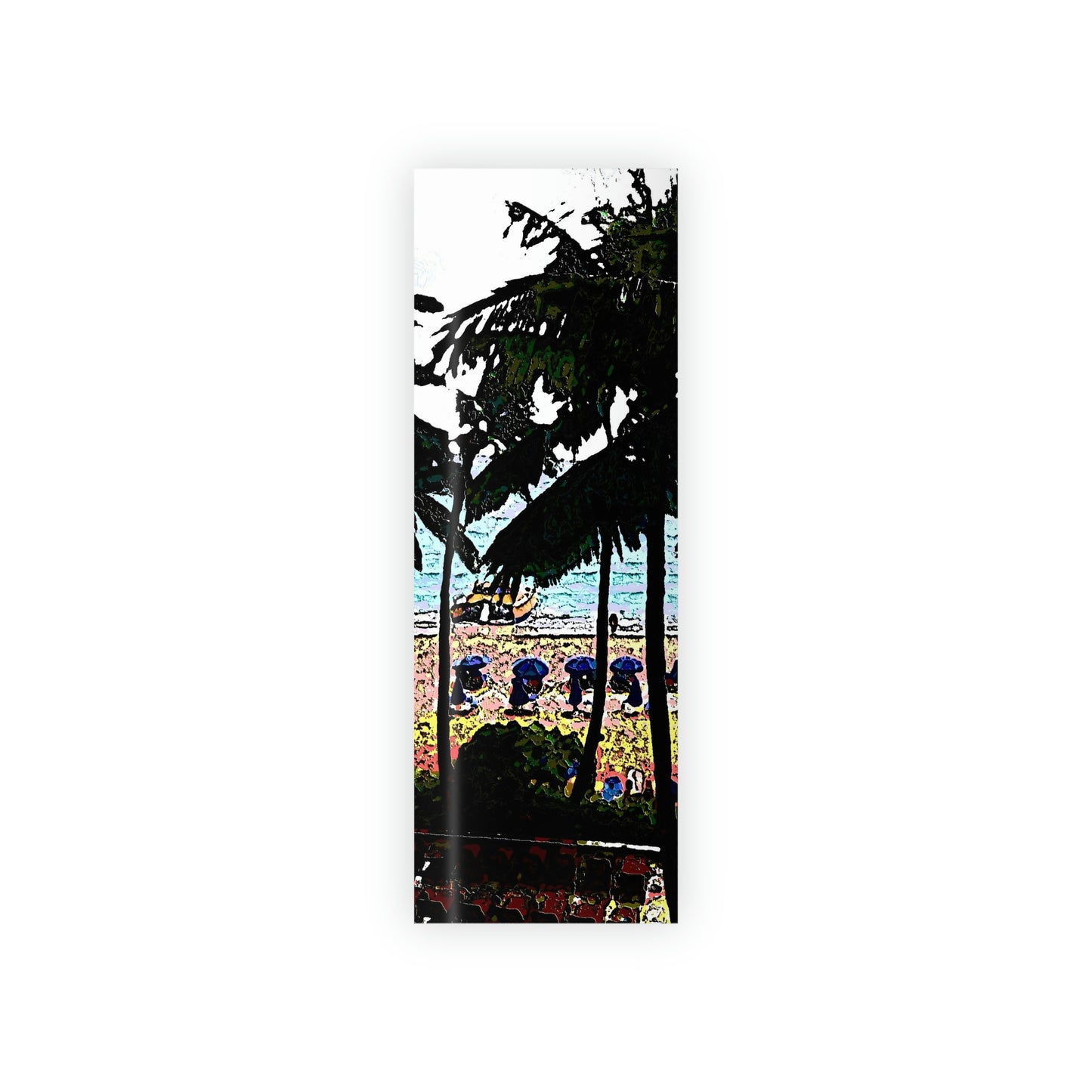 Gift Wrapping Paper Rolls, 1pc ...  "A Beautiful Beach Amongst The Palms" ... The Outrigger Waikiki, Honolulu, Oahu ... Original Works ...