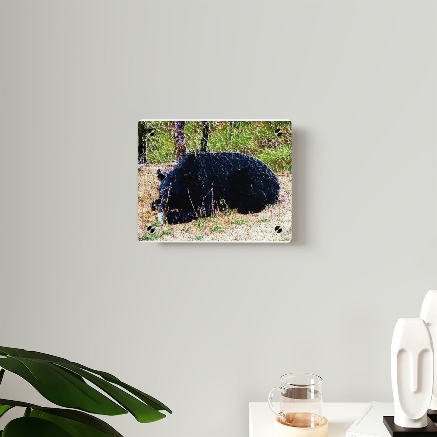 Acrylic Wall Art Panels ... RCY: "Rhett Creek Yogi ... '500 Lbs Of Autumn Season Hunger' ..."  ... September 2022 ... Central Idaho ... Original Works ...