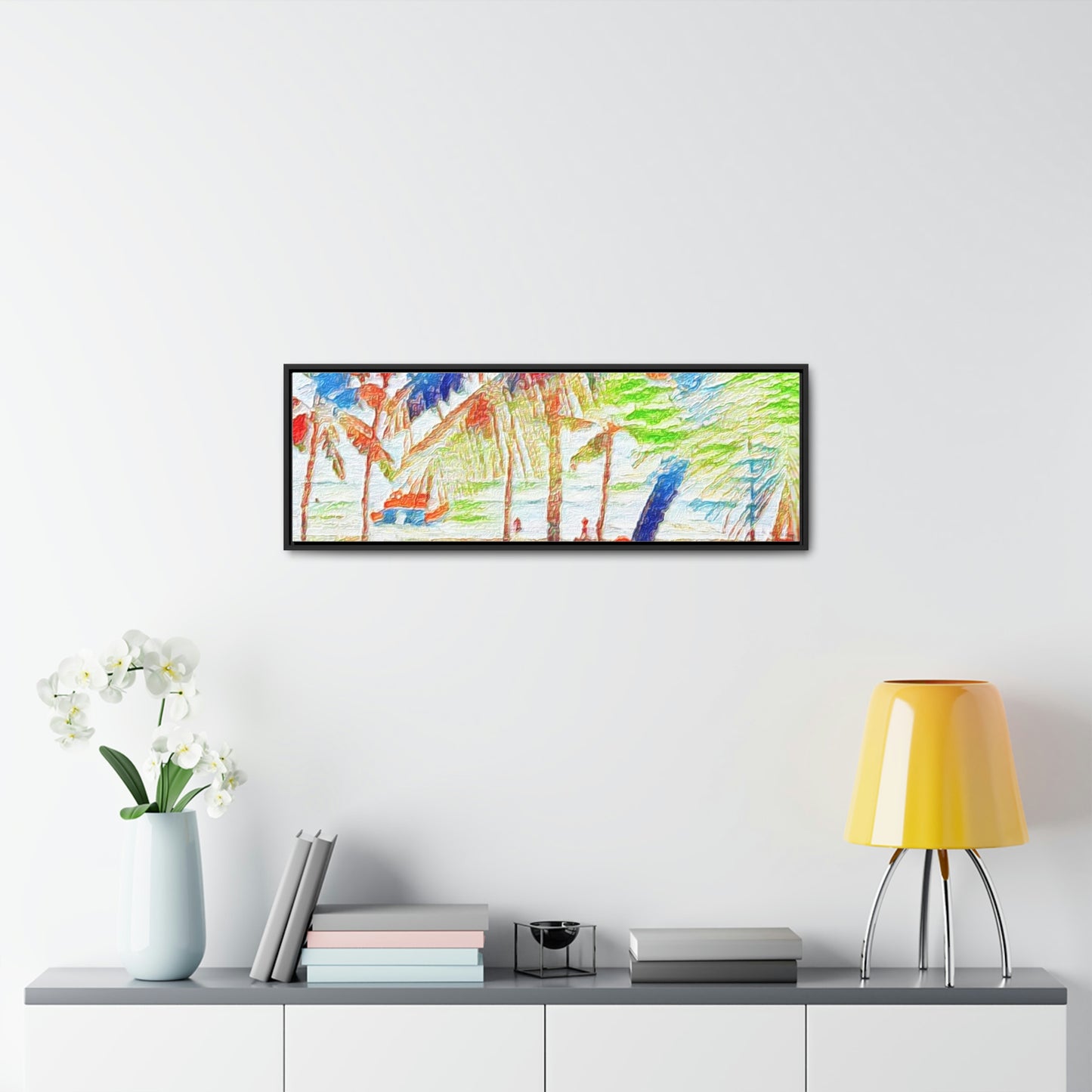 Gallery Canvas Wraps, Horizontal Frame ... "The Royal Hawai'ian: Waikiki Beach_Beach" ... Honolulu, HI ... Ocotber 2014 (Halloween) ... Original Works ...