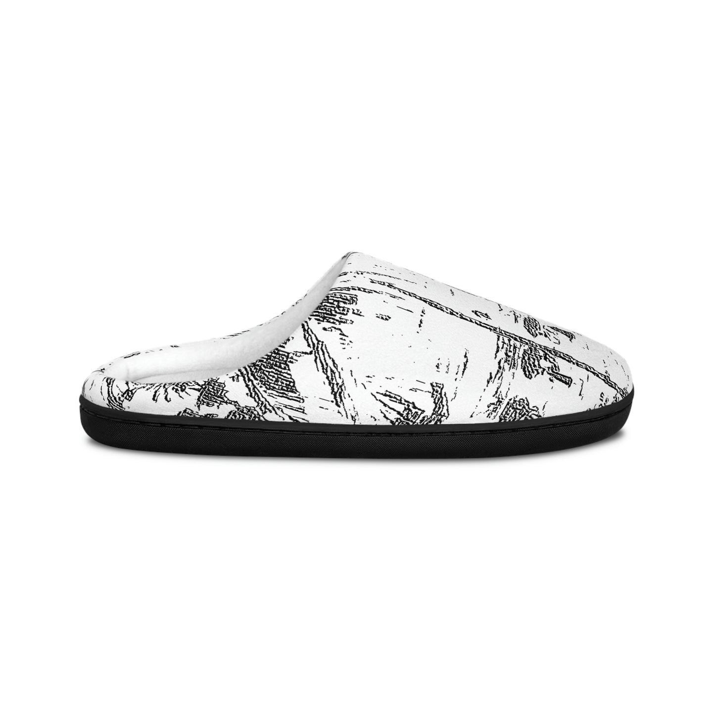 Men's Indoor Slippers ... "The Royal Hawai'ian: Waikiki Beach_Beach" ... Honolulu, HI ... October 2014 (Halloween) ... Original Works ...