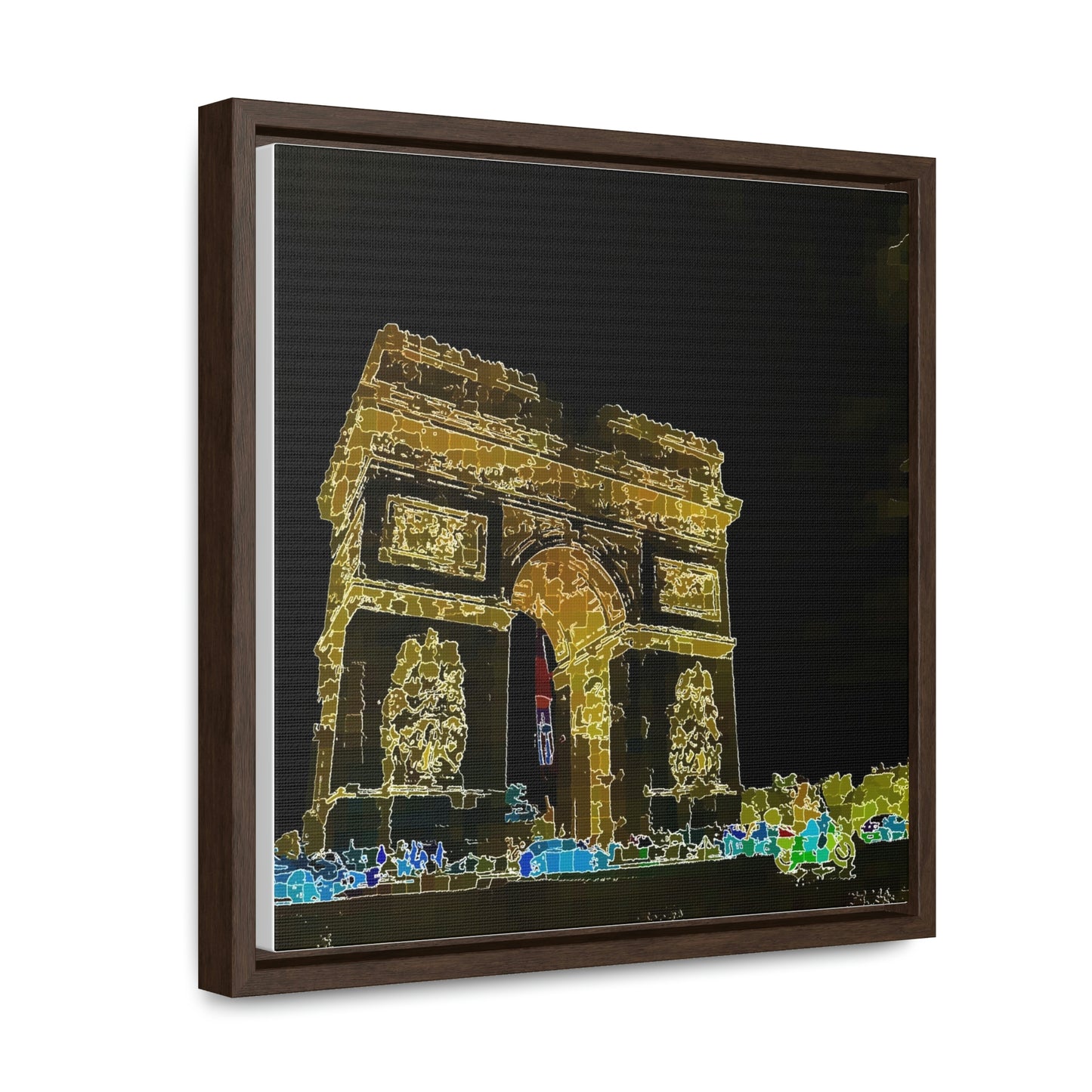 Gallery Canvas Wraps, Square Frame ...  L'Arc de Triomphe ... 'Barbara Joan Bonnell-Holt Photo' ... Circa 1972 ... Oringinal Works ...