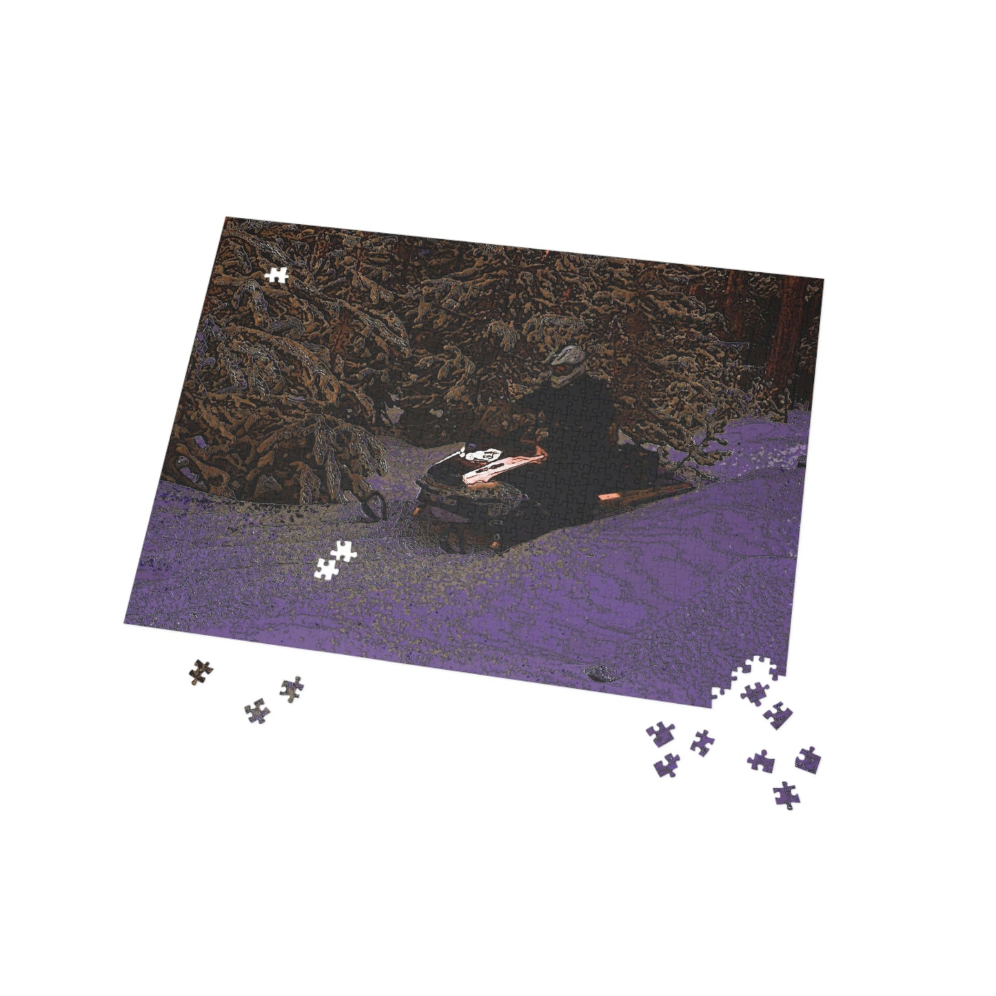 Puzzle (96, 252, 500, 1000-Piece) ... Yep ... "Another Day ... Riding Through The Wilderness ... " ... February 2023 ... Original Works ...
