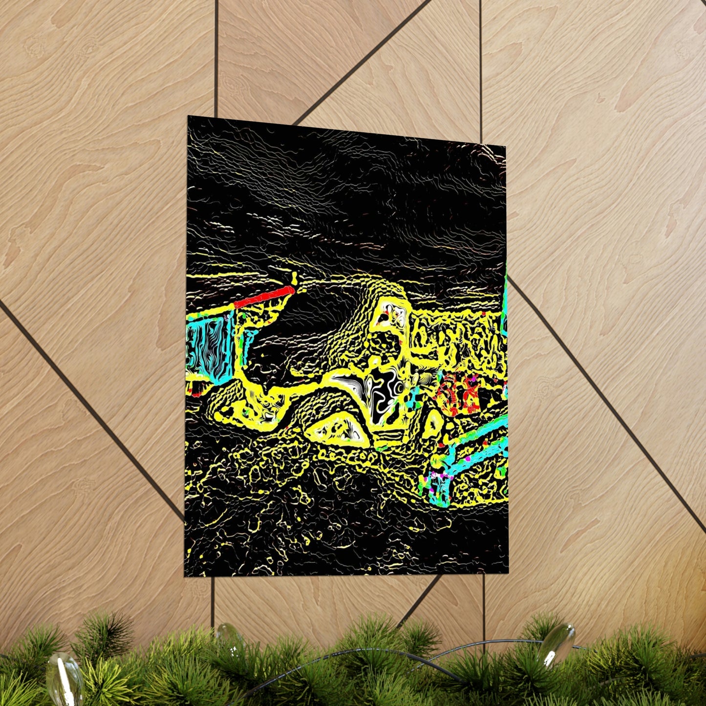 Premium Matte Vertical Posters ... "Snow Vehicle In Snow Storm At-Rest" ... Circa 12Mar23 ... Central Idaho ... 18-Hours Rendering Time: Original Works ...