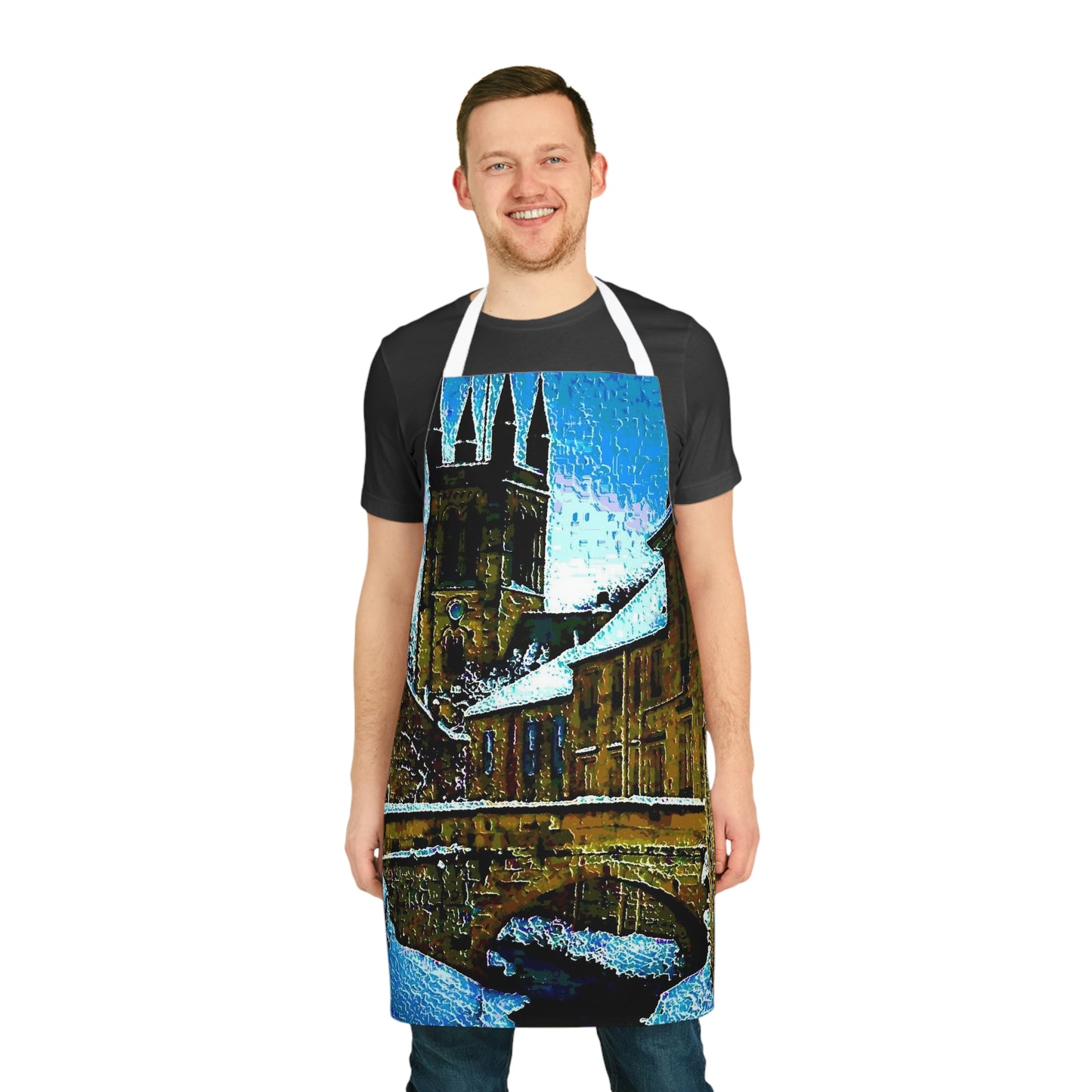 Apron (AOP) ... Walikng The Streets & Alleys ... 'Strolling The Canals ... '  ... Original Works  ...