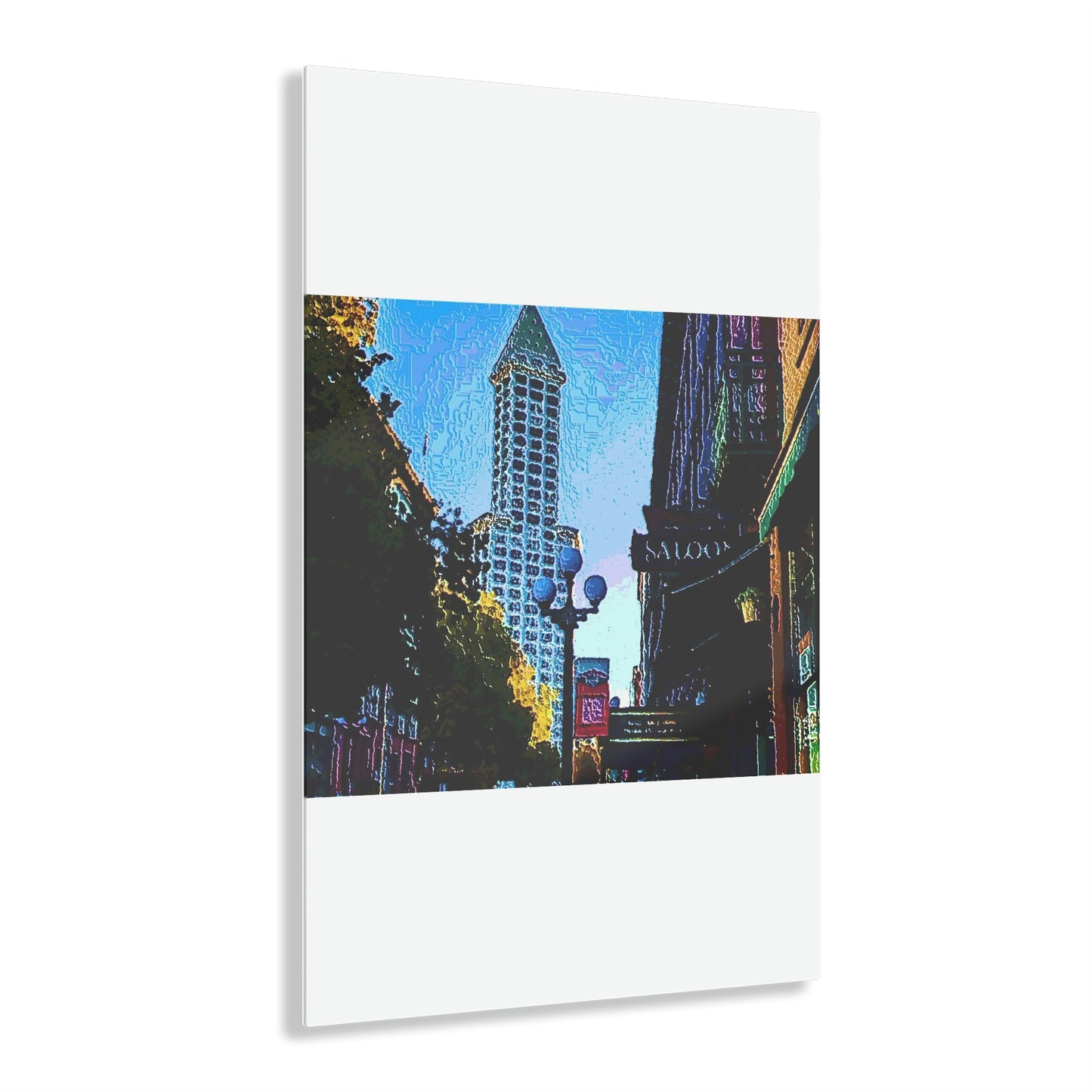 Acrylic Prints ... Pioneer Square & Smith Tower ... 'That World Famous View' ... Colleague Supplied Photo ... Original Works ...