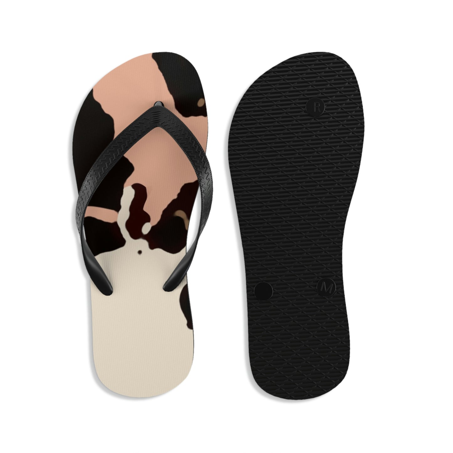 Unisex Flip-Flops ... "Always A Good Friend Watching Over Us & Taking Care Of Us" ...