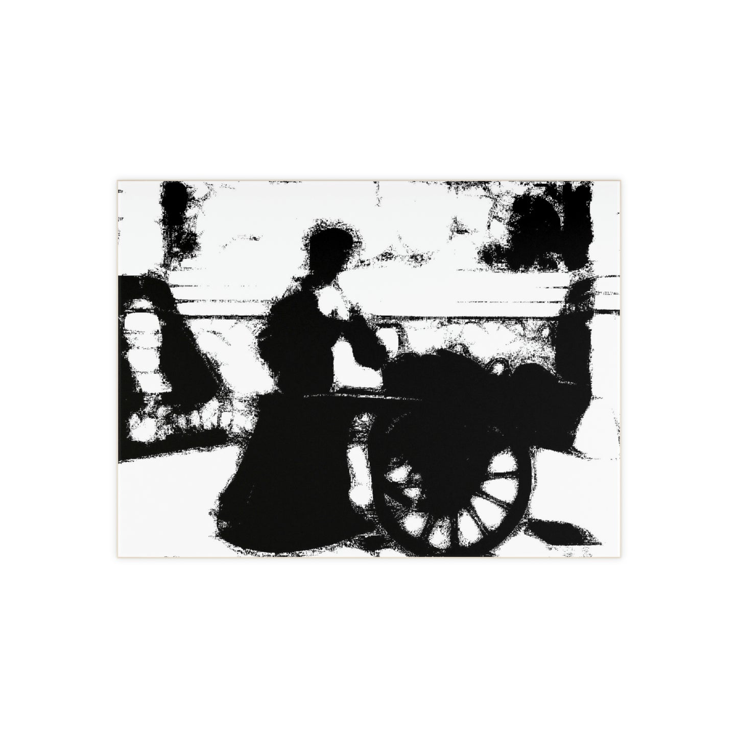 Ceramic Photo Tile ... Dublin's "Molly Malone Along Grafton Street" ... Cryin' Cockels & Muscles Alive-Alive-Oh ... Circa 2003 ... Original Works ...