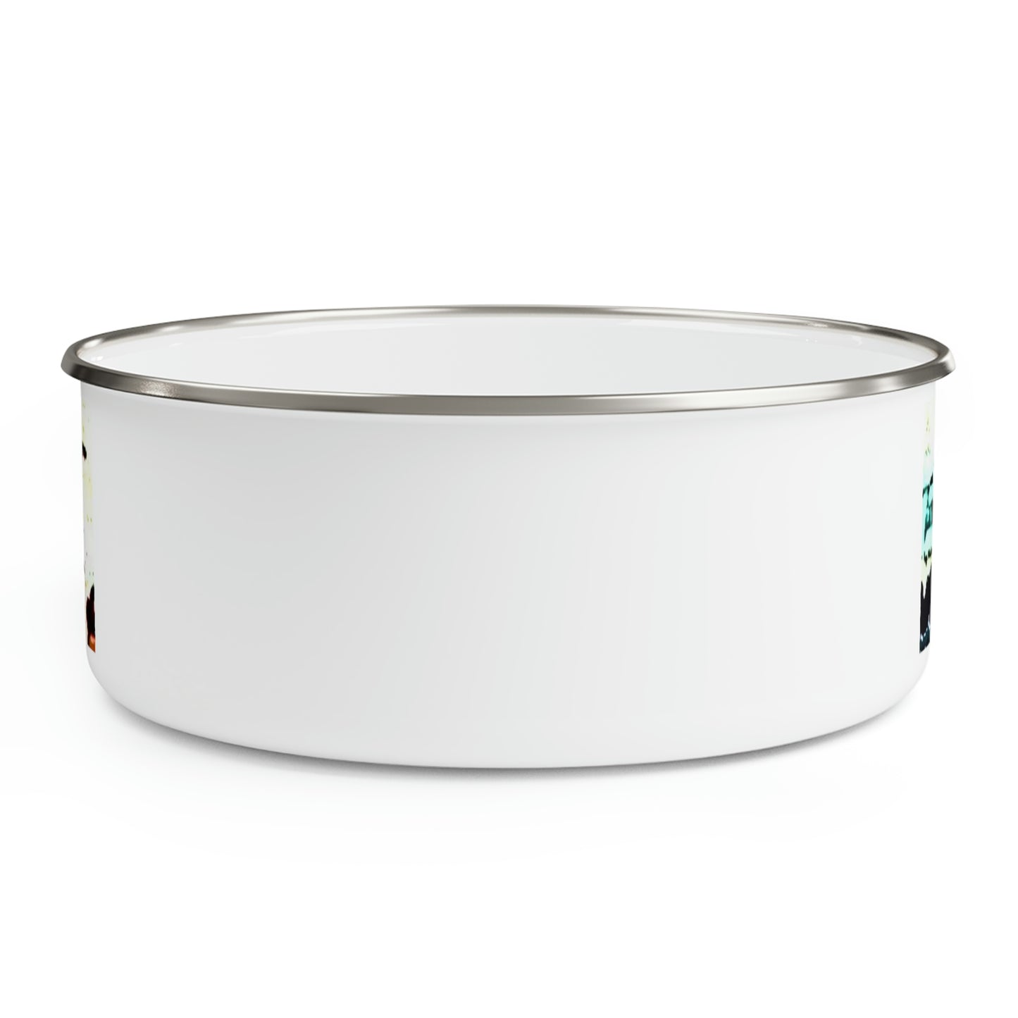 Enamel Bowl ...  "No.9 Fishermen's Grotto - Fishermen's Wharf, SF, California" ... Family Archives: 1970's ... Original Works ...