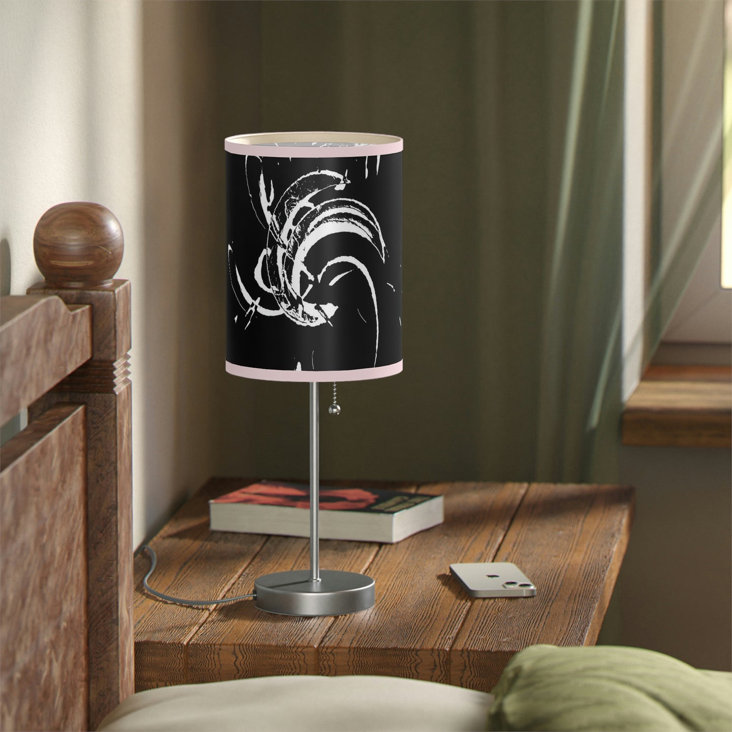 Lamp on a Stand, US|CA plug ..."Waning Moon" ... Central Idaho ... October 2022 ... Rendering Time: 22 Hours ... Original Works ...