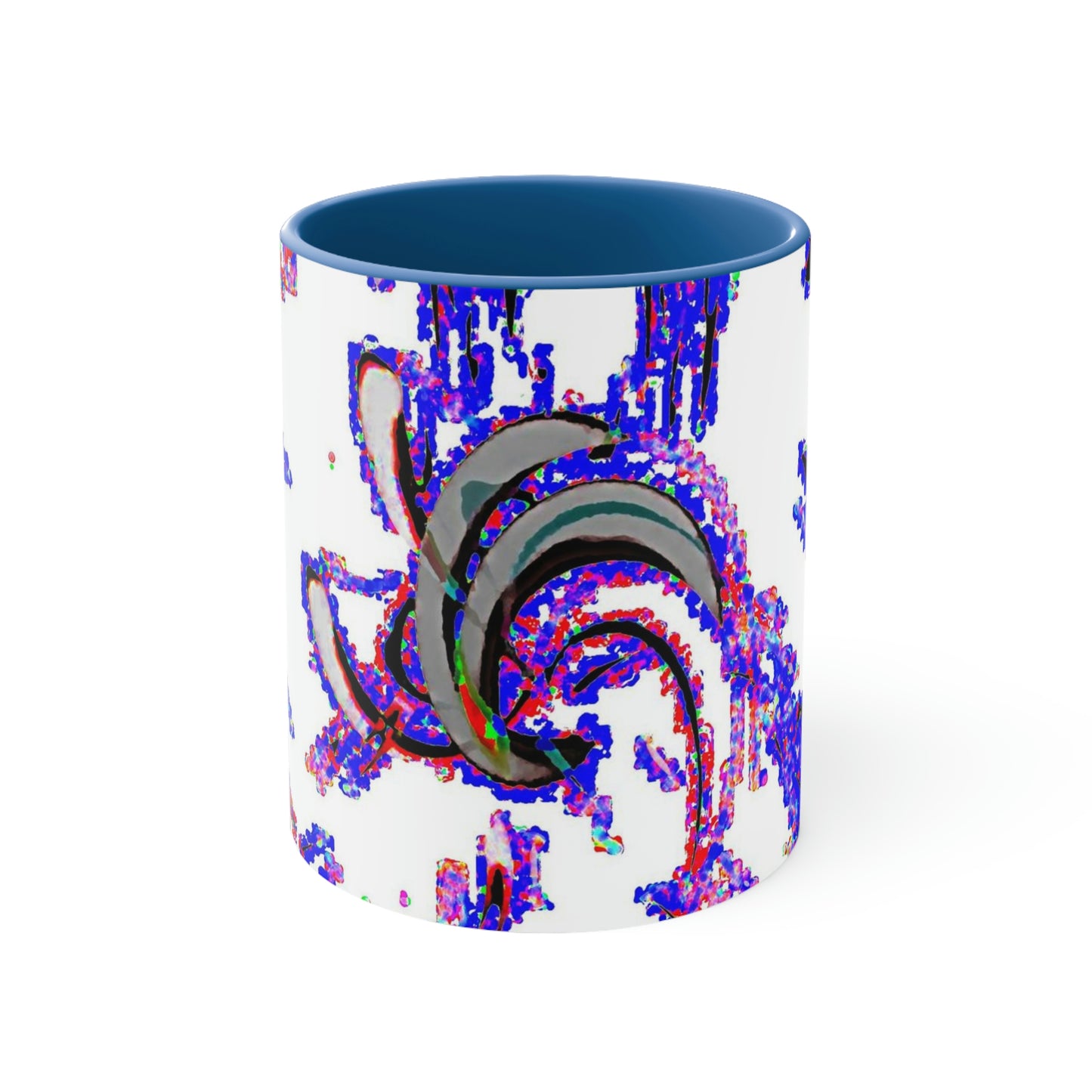 Accent Coffee Mug, 11oz ... "Waning Moon" ... Central Idaho ... October 2022 ... Rendering Time: 22 Hours ... Original Works ...