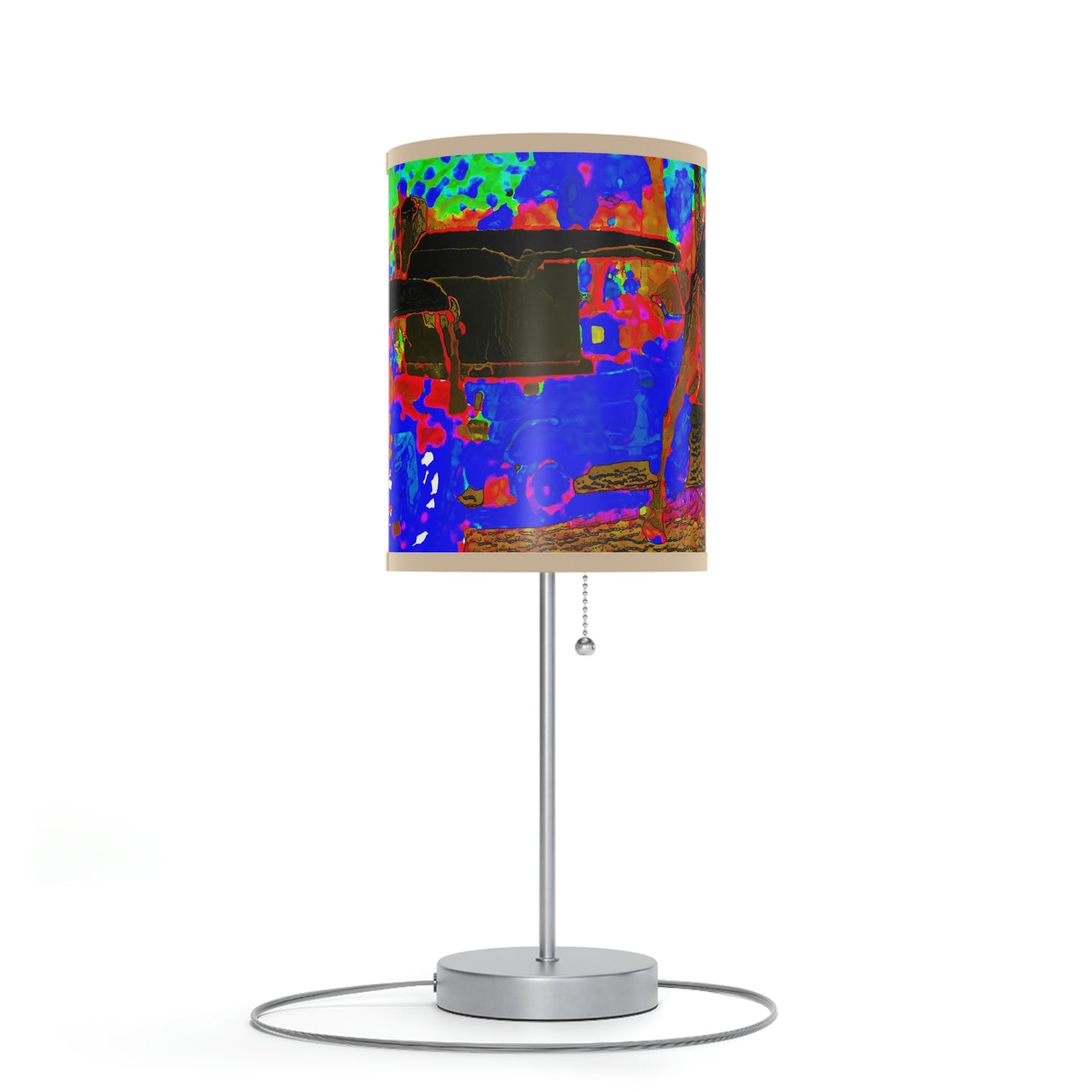 Lamp on a Stand, US|CA plug ... "Truckin'-Up-To-Buffalo ... 'Oops - Wrong Country' ... Truckin'-Up-To-New Delll -'E' ... " ... (Delhi, India) ... 5July2007. Original Works ...