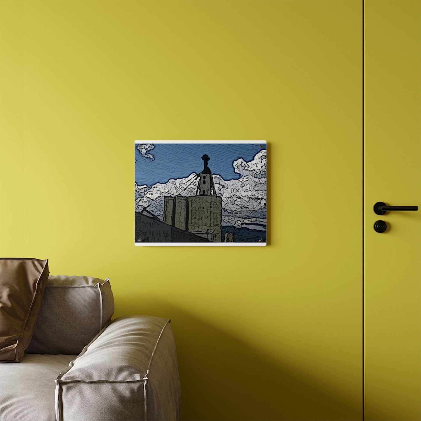 Acrylic Wall Art Panels ... "ICP: Idaho County Propane ... 'Production Facilities Grangeville, Idaho' ... "  Original Works: Rendering Time: 10 Hours ...