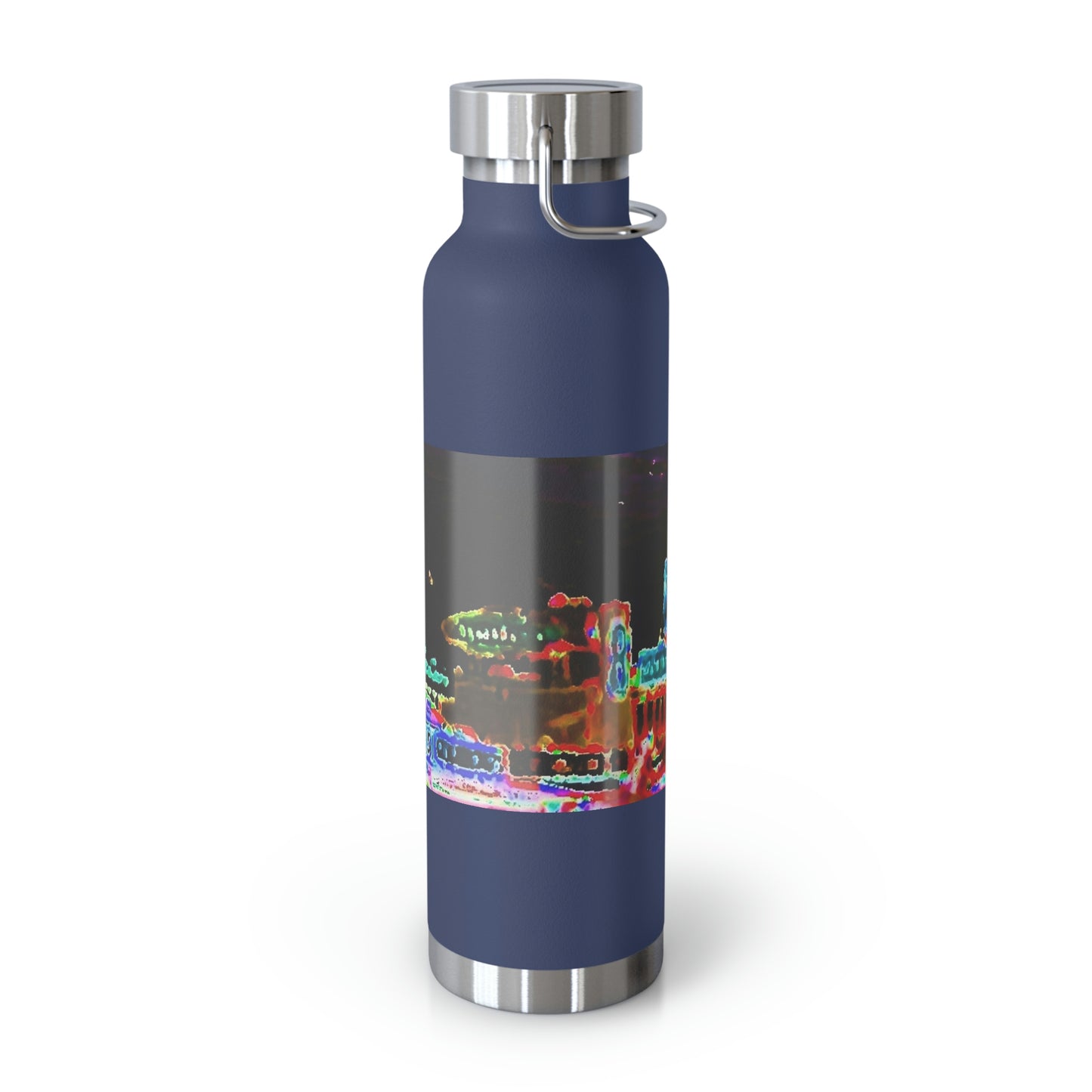 Copper Vacuum Insulated Bottle, 22oz ... "No.9 Fishermen's Grotto - Fishermen's Wharf, SF, California" ... Family Archives: 1970's ... Original Works ...