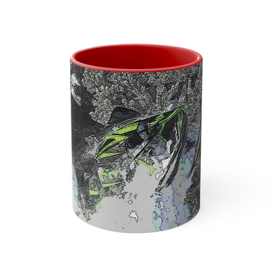 Accent Coffee Mug, 11oz ... Come Fly With The Professionals ... CIP-Airways ... 'Getting-Er-Done' ... Original Works ... December 2022 ...
